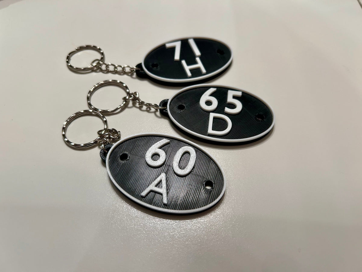 Shed Code Keychain