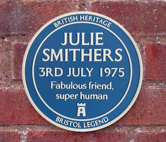 British Heritage Blue Plaque | Designed for all occasions, personalised, for Father's Day, Mother's Day, Retirement. Ideal gift idea
