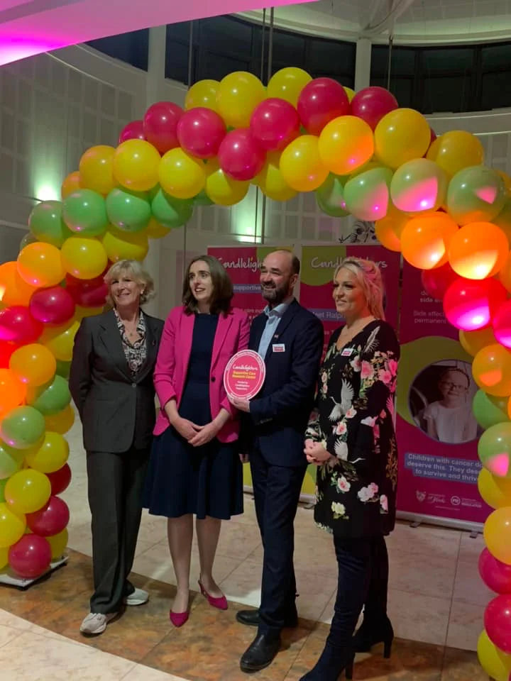 Candlelighters Supportive Care Research Centre – we created a Pink Plaque