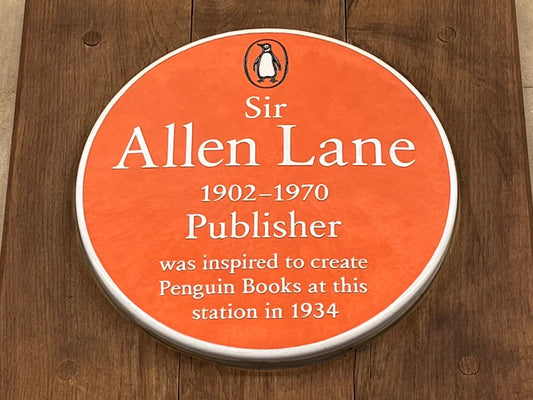 Blue Plaque Stories No. 1 – Sir Allen Lane, Exeter St David's Station