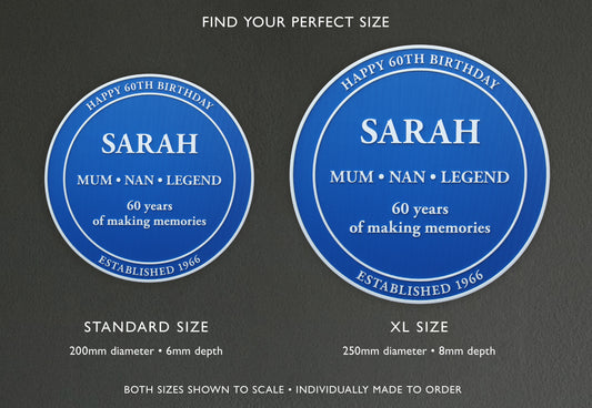 Birthday Heritage Plaque