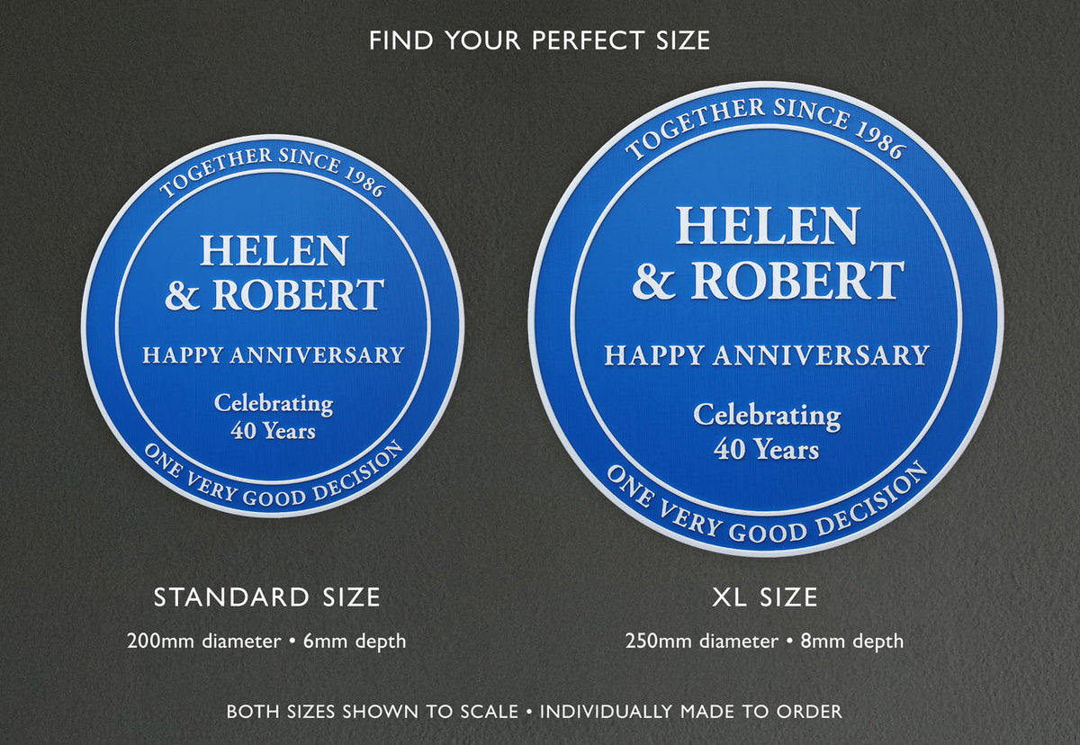 Anniversary Heritage Plaque