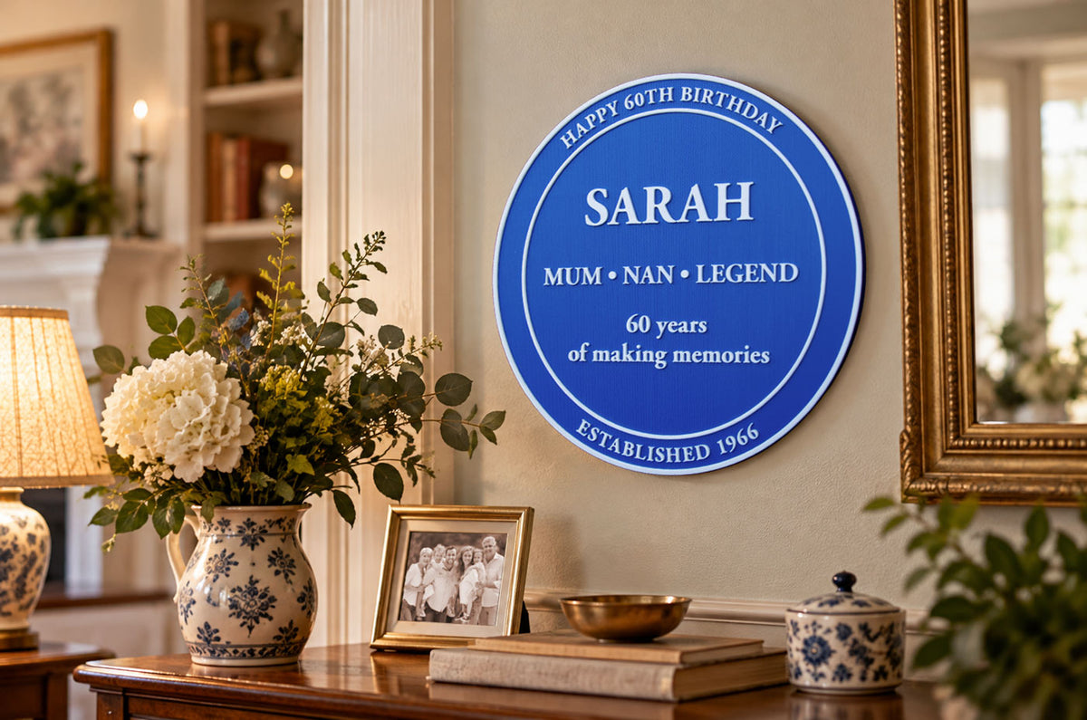 Birthday Heritage Plaque